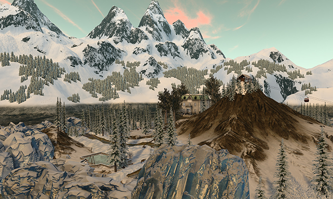 Glacier Mountain Pass