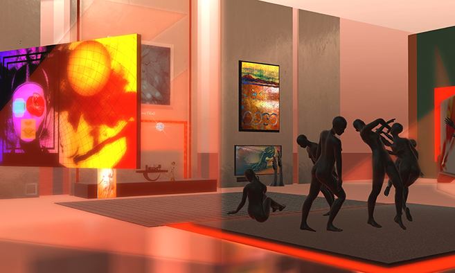 We Orange The World at Art Experience