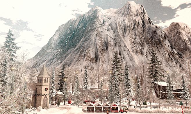 Wintery ChicLand Town